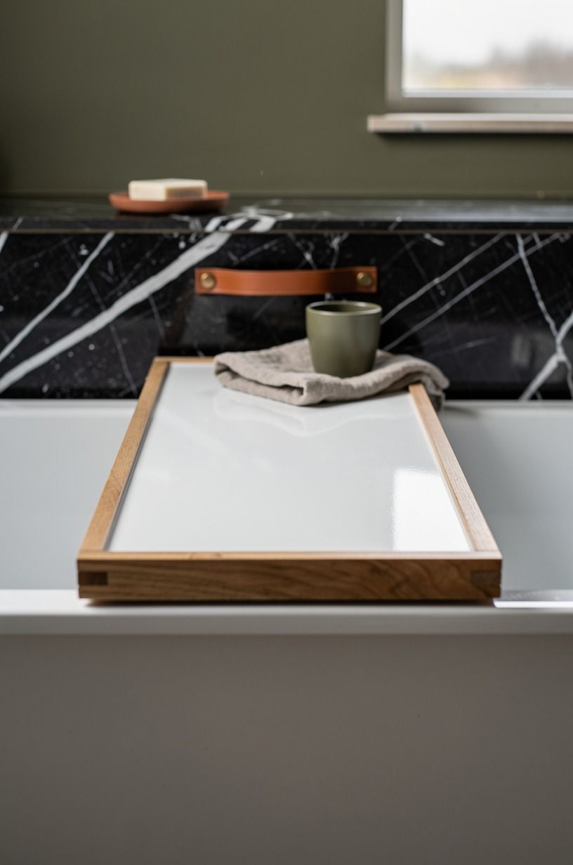 Paint the underside in glossy white