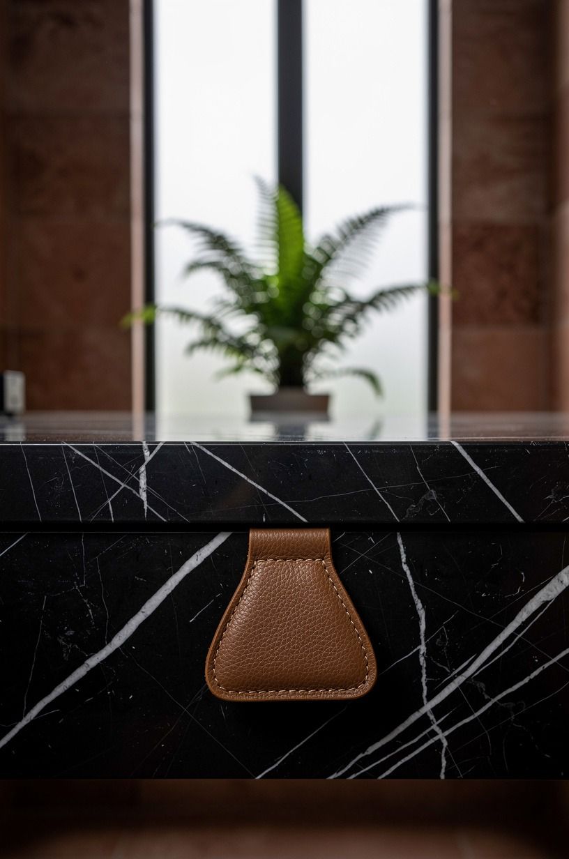 Use frosted glass to soften fern light