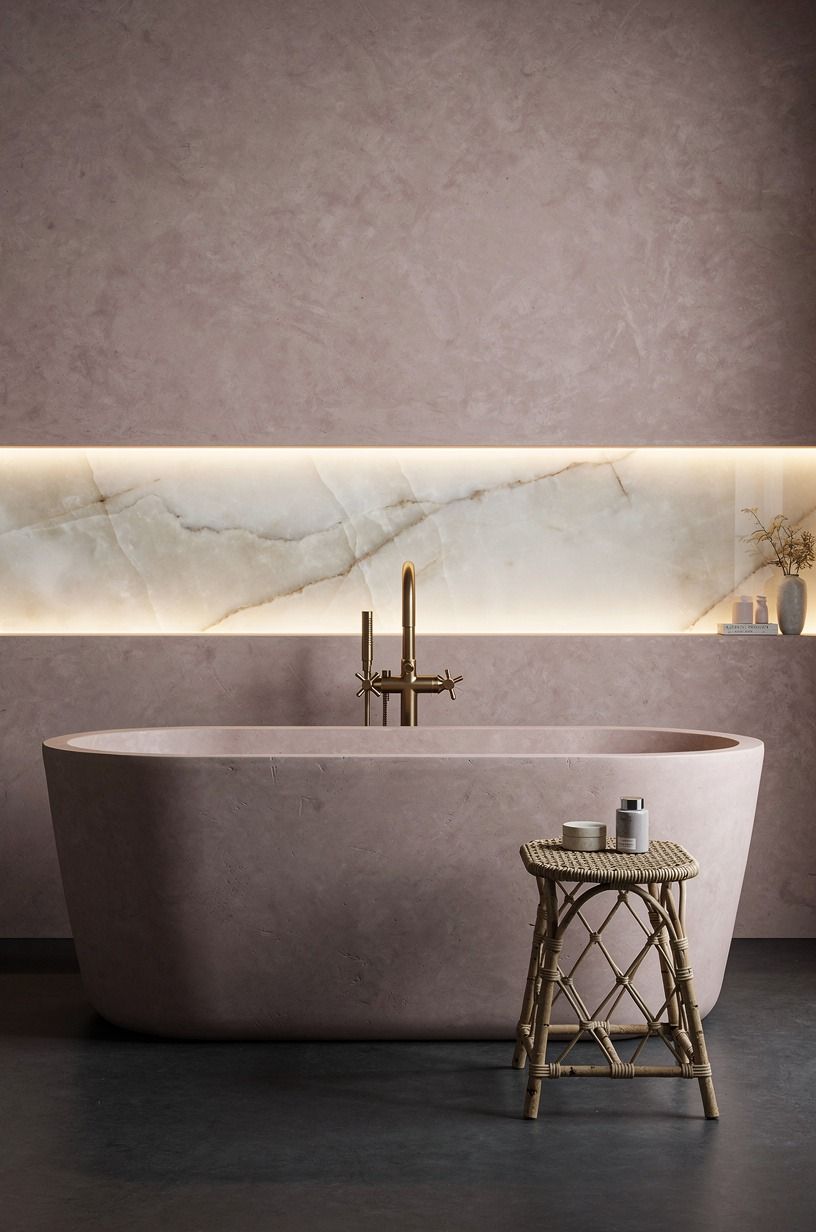 Edge the tub surround in hand-troweled plaster (The Quietest Finish Wins)