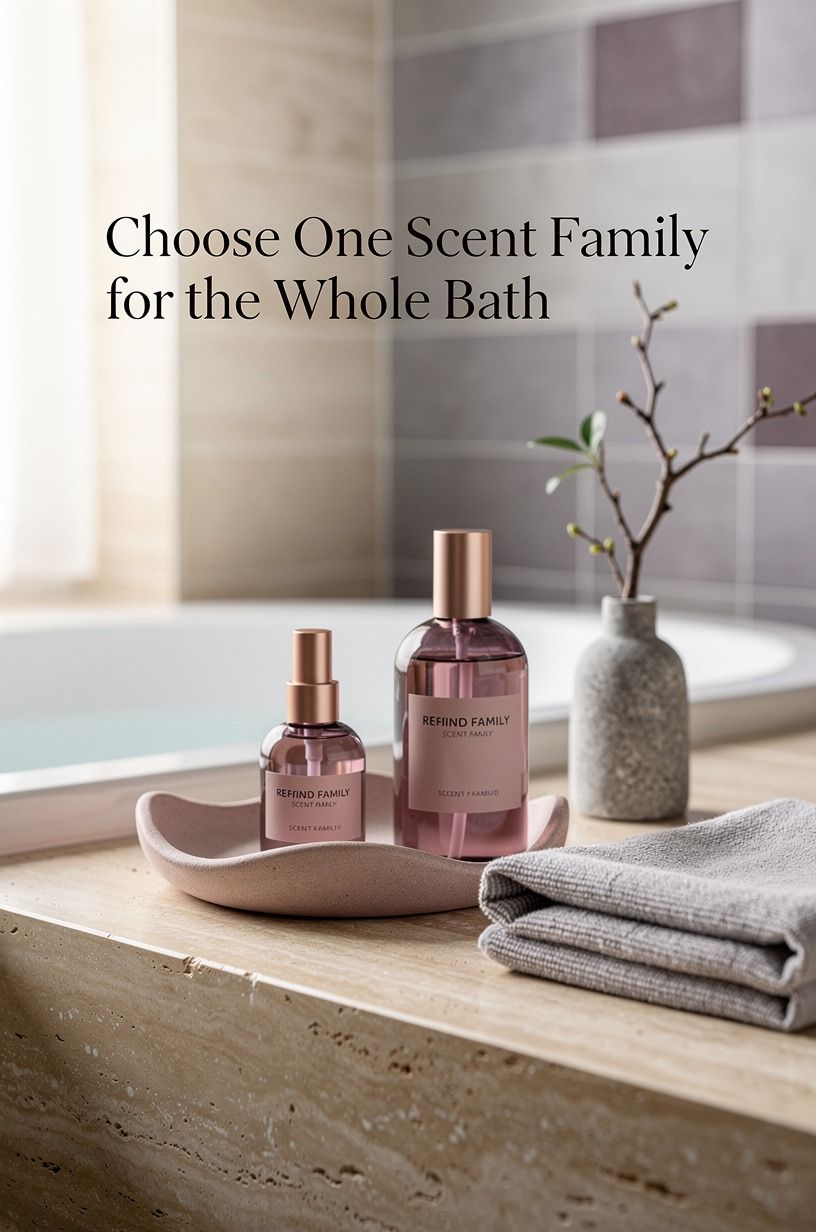Choose One Scent Family for the Whole Bath