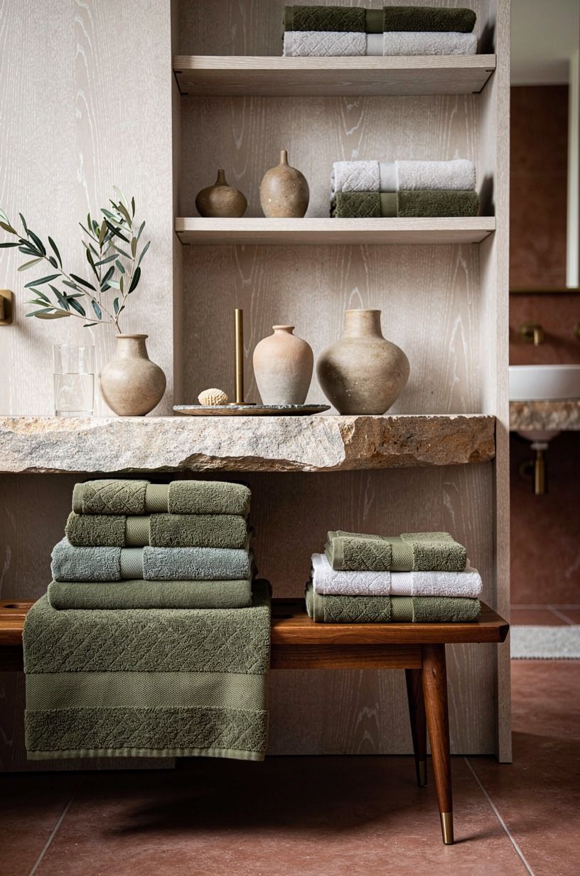 Layer Turkish cotton where your hands can reach it