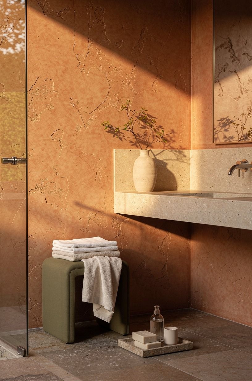 Let imperfect texture beat a polished showroom finish