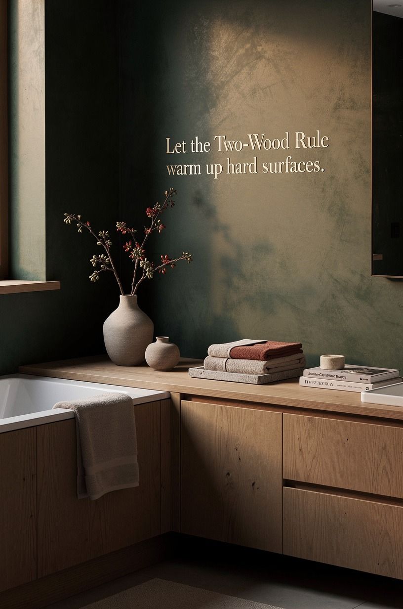 Let the Two-Wood Rule warm up hard surfaces