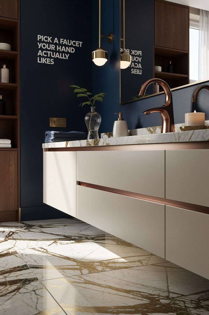 Pick a faucet your hand actually likes