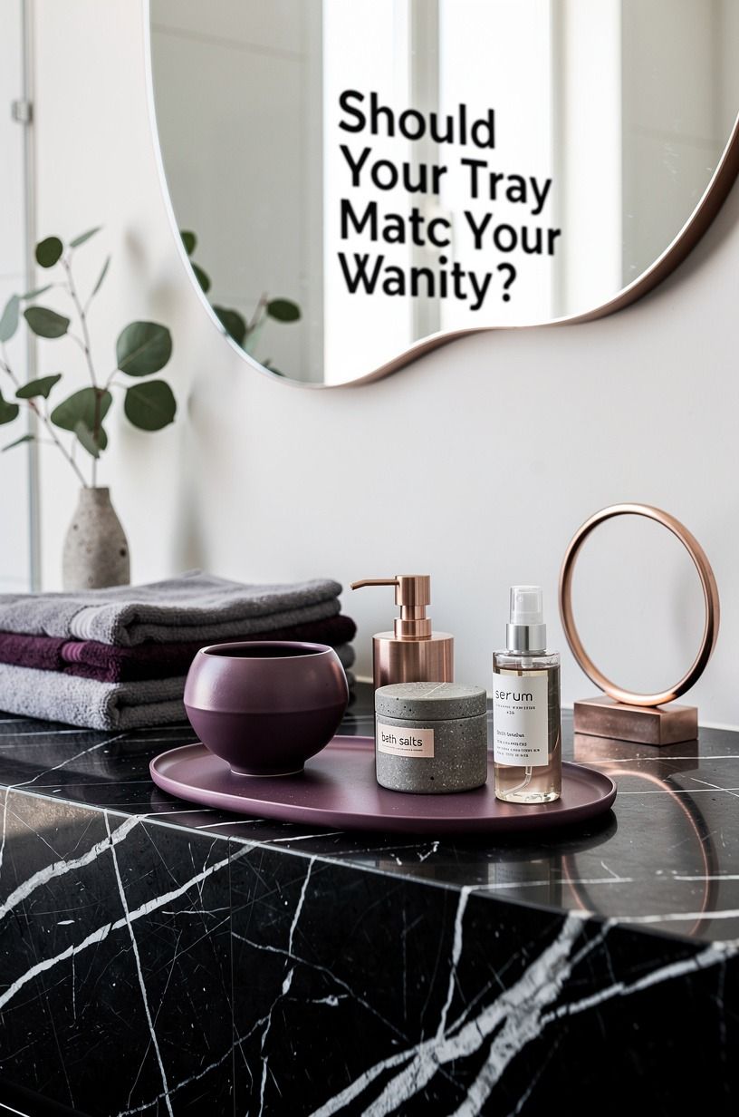 Should Your Tray Match Your Vanity?