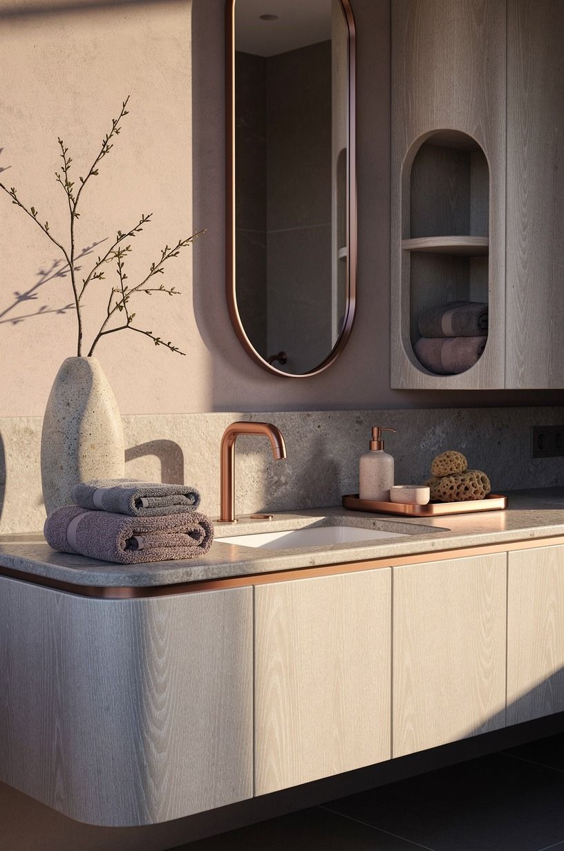 Swap the faucet before the vanity