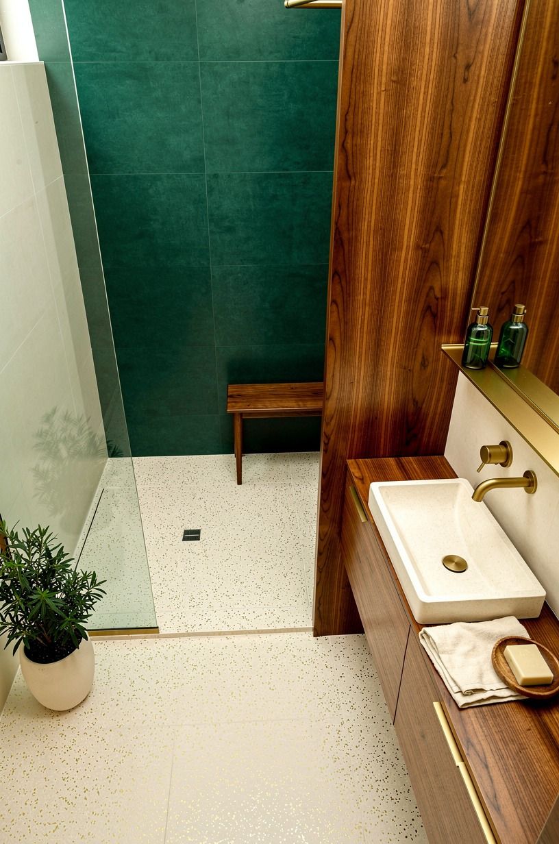 Use the Two-Texture Rule in the shower