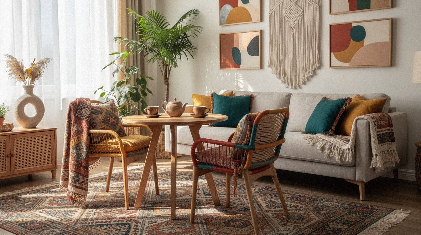 I Tried Boho Breakfast Nook Ideas, Color Finally Felt Easy