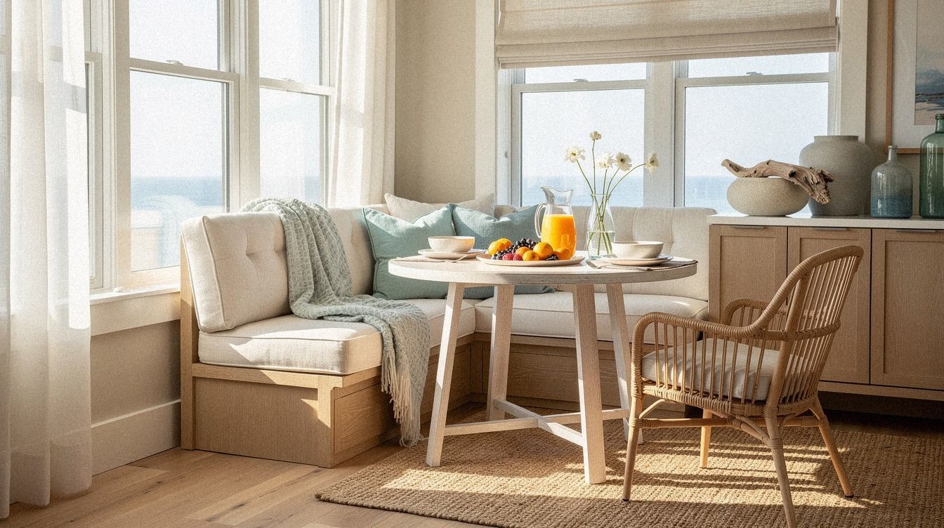 How to Use Coastal Breakfast Nook Ideas for Breezy Mornings