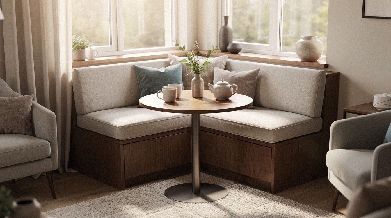 How to Turn That Awkward Corner Into a Cozy Breakfast Nook Worth Using