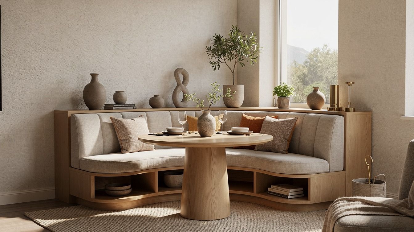 How to Turn a Corner Breakfast Nook Into Usable Space