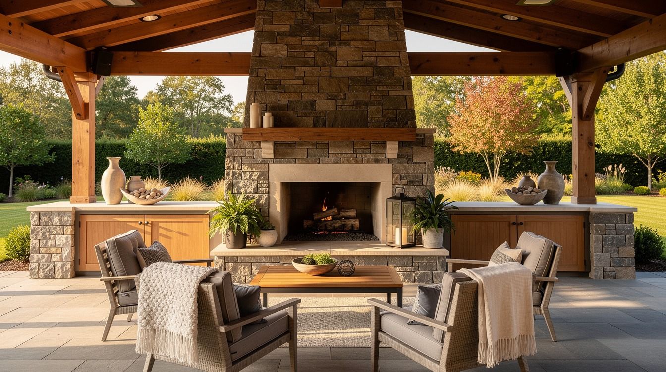 11 Covered Patio With Fireplace Ideas Most People Miss for Year-Round Outdoor Living