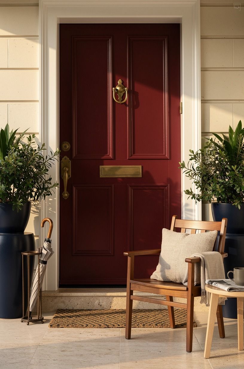 Why does oxblood red belong on older homes?