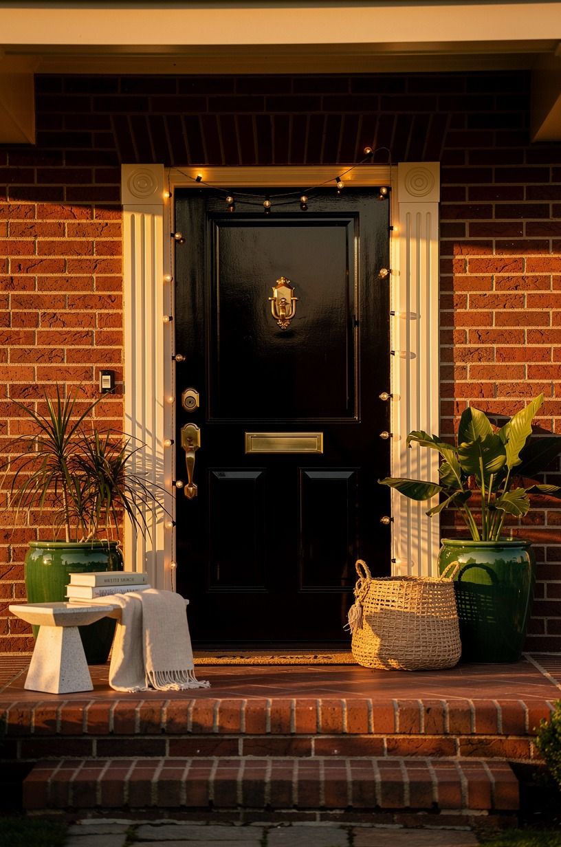 Paint The Door A Glossy Black