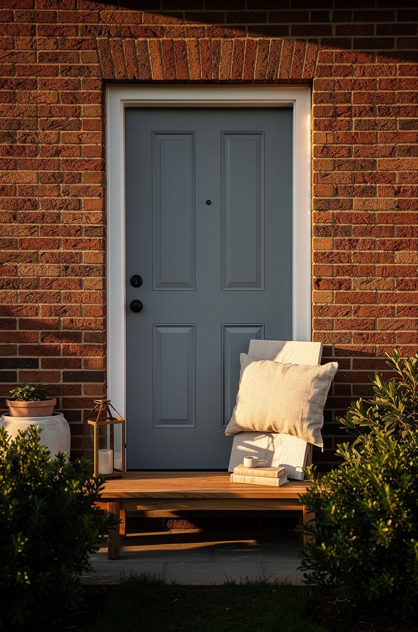 I Chose Slate Blue For Cooler Bricks