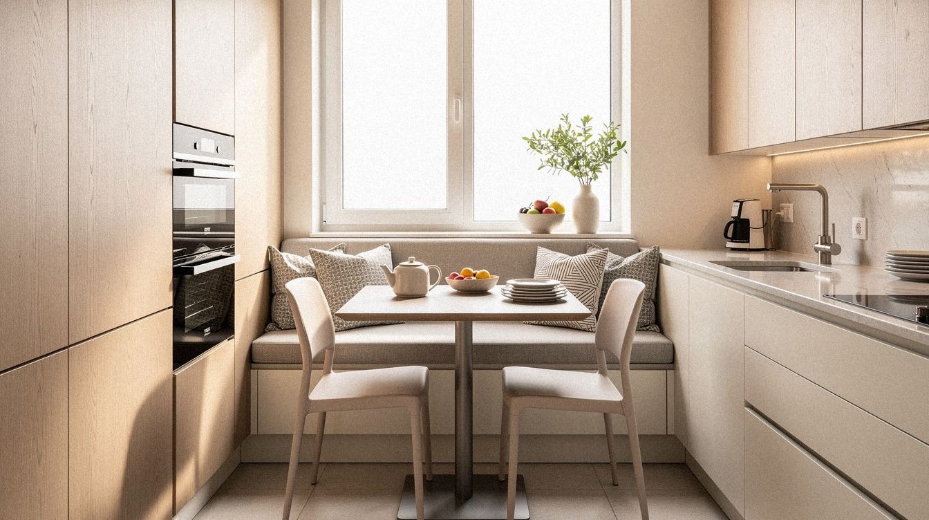 Small-Space Galley Kitchen Breakfast Nook Ideas for Narrow Layouts