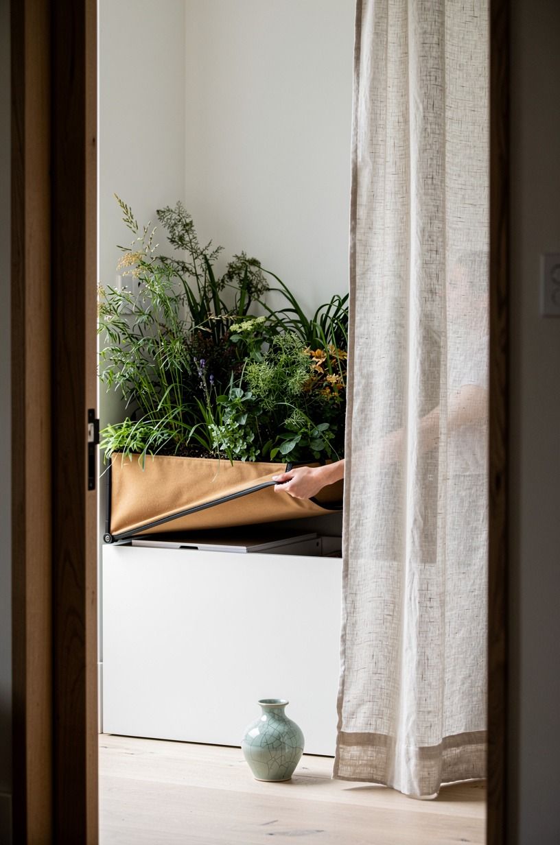 Build a planter box with hidden liner