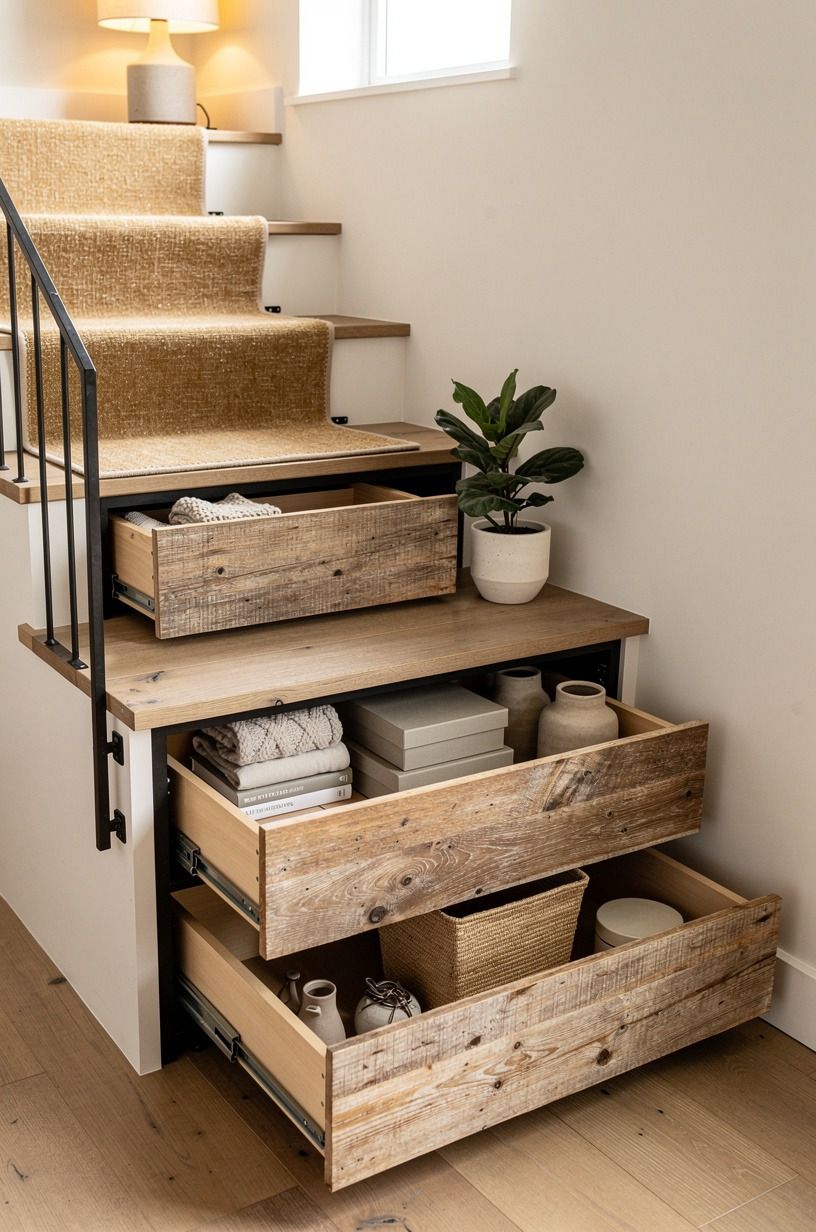 Tuck rolling bins under a daybed