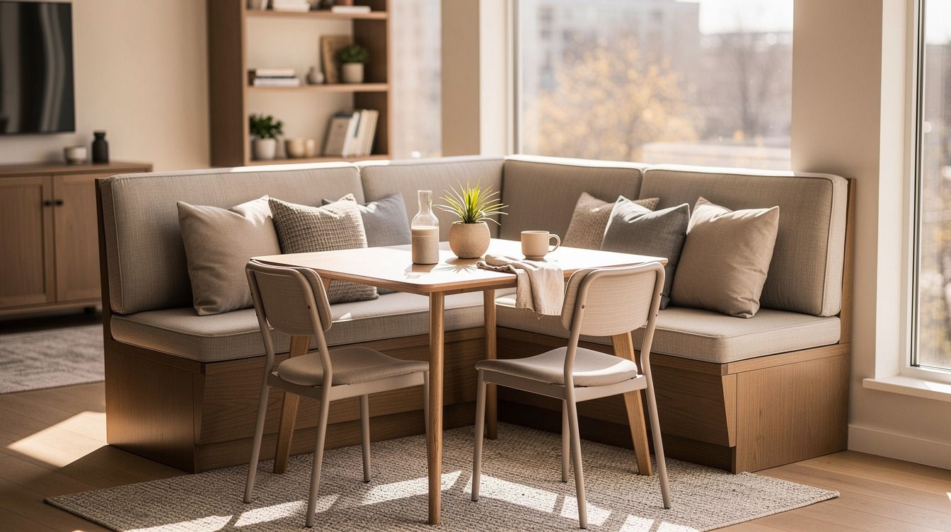 I Built a DIY Breakfast Nook Bench, Now Breakfast Feels Built In