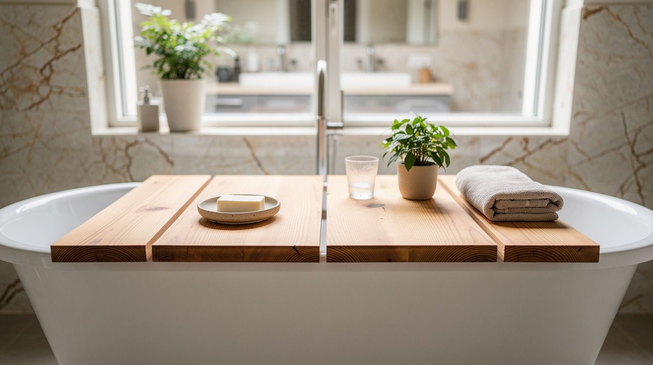 Easy DIY Bathtub Tray for a No-Fuss Weekend Build