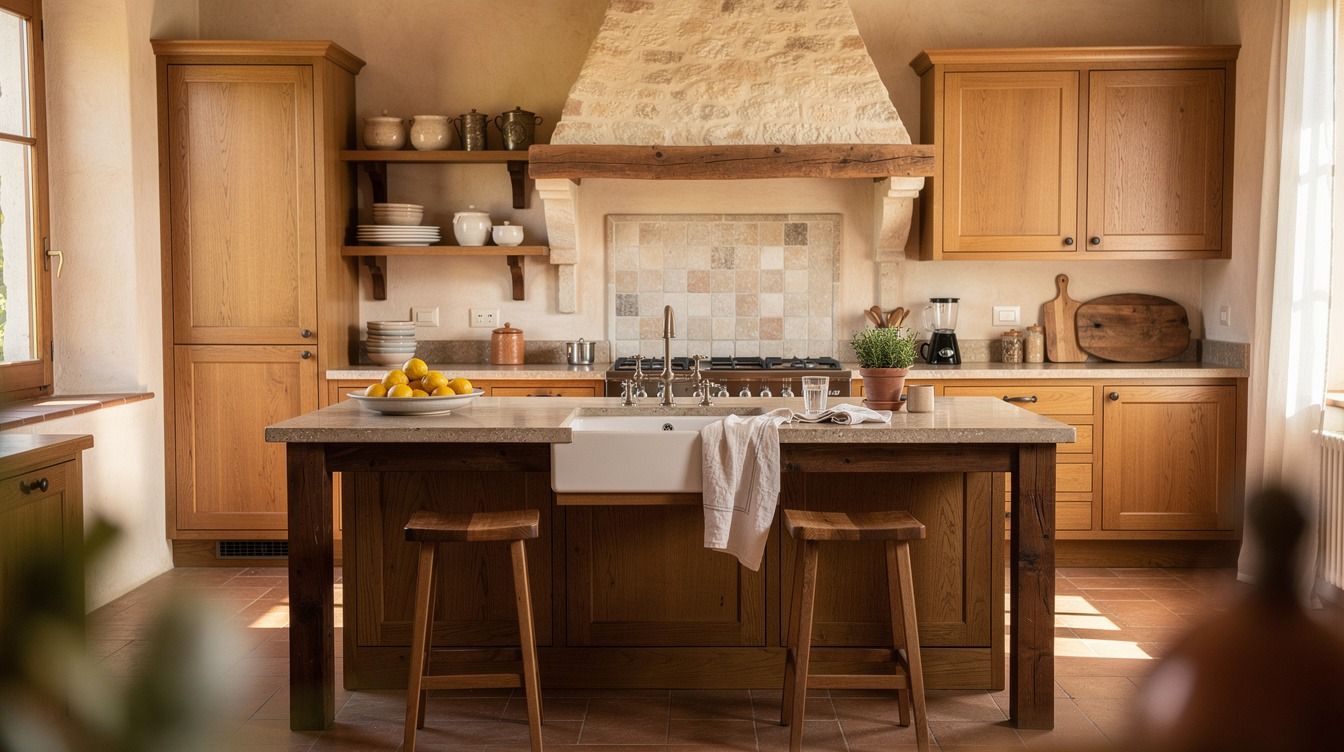 Cozy Italian Farmhouse Kitchen Ideas for Rustic European Soul Without Renovating