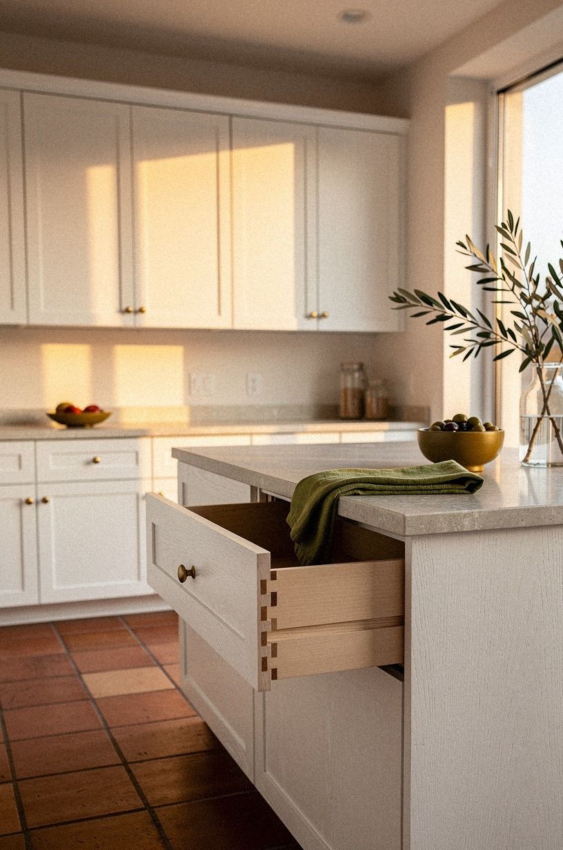 Start with the kitchen’s natural light