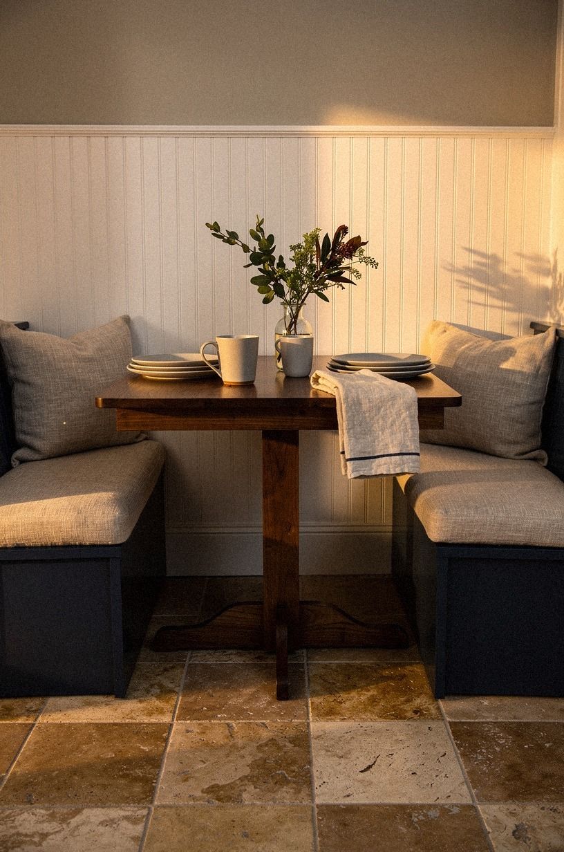 Why does beadboard wainscoting earn the corner?