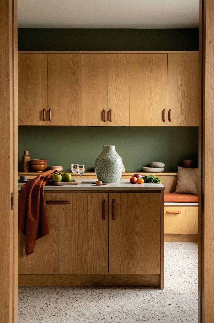 Should you try leather pulls in a working kitchen?