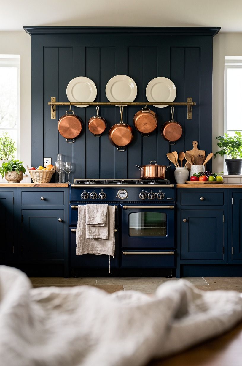 Mount a plate rack over the range