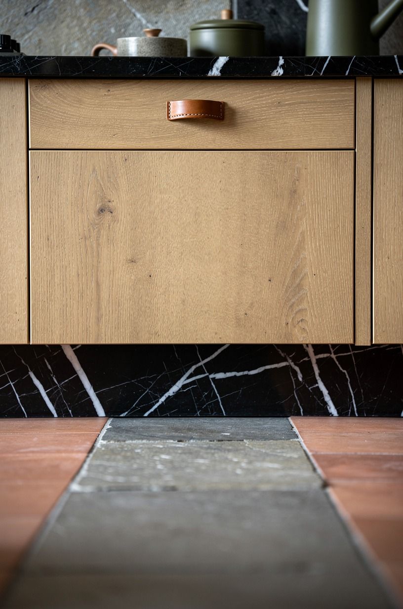 I Slid a Narrow Runner Along the Cabinet Line