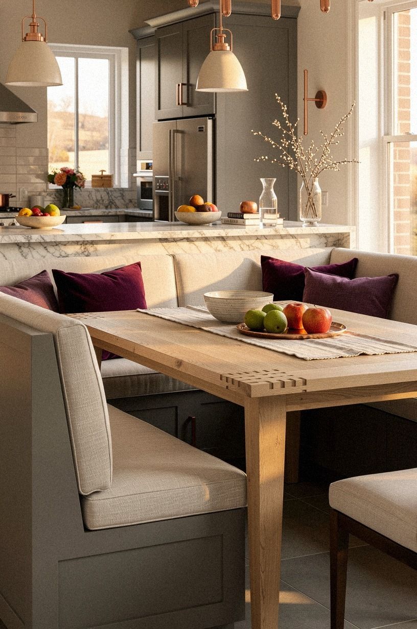 Choose a trestle table for generous serving space