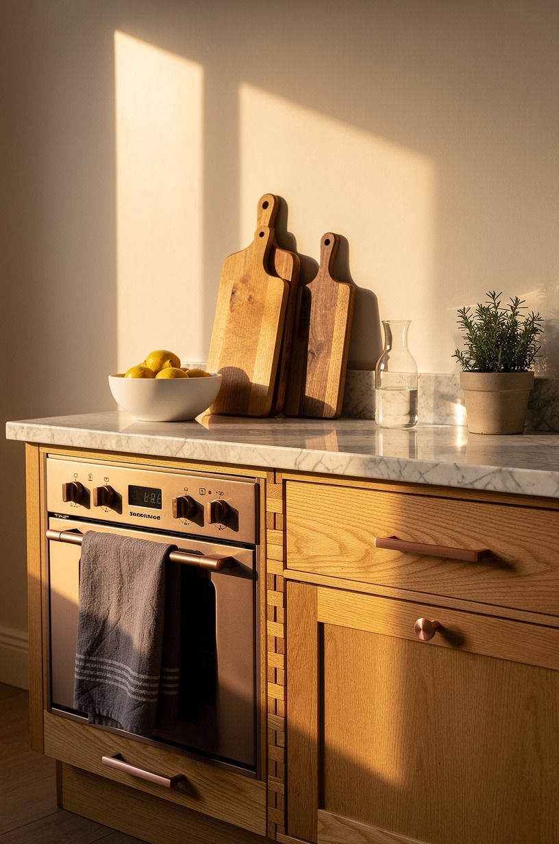 I Put Cutting Boards Upright Beside the Range