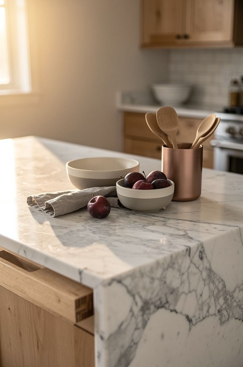 I Kept Countertop Styling Low And Useful