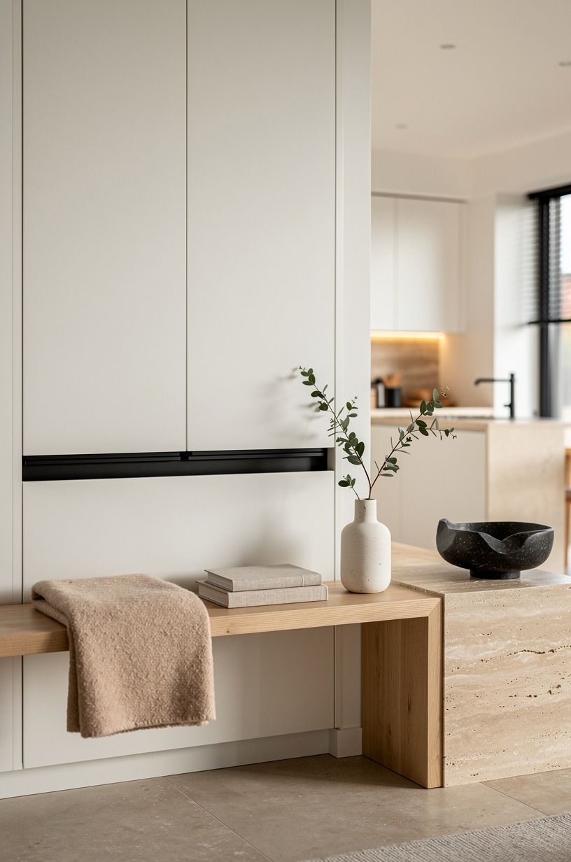 Add a rail where you’d normally lose a drawer