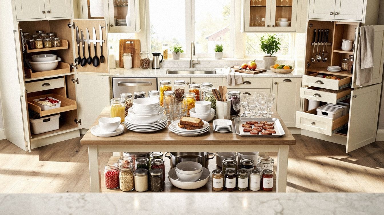 I Finally Fixed My Kitchen Cabinet Storage, These Ideas Actually Work
