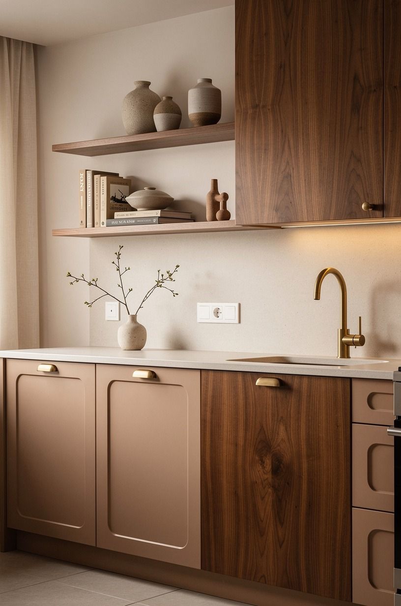 Paint the cabinets with the Soft-Edge Cabinet Rule