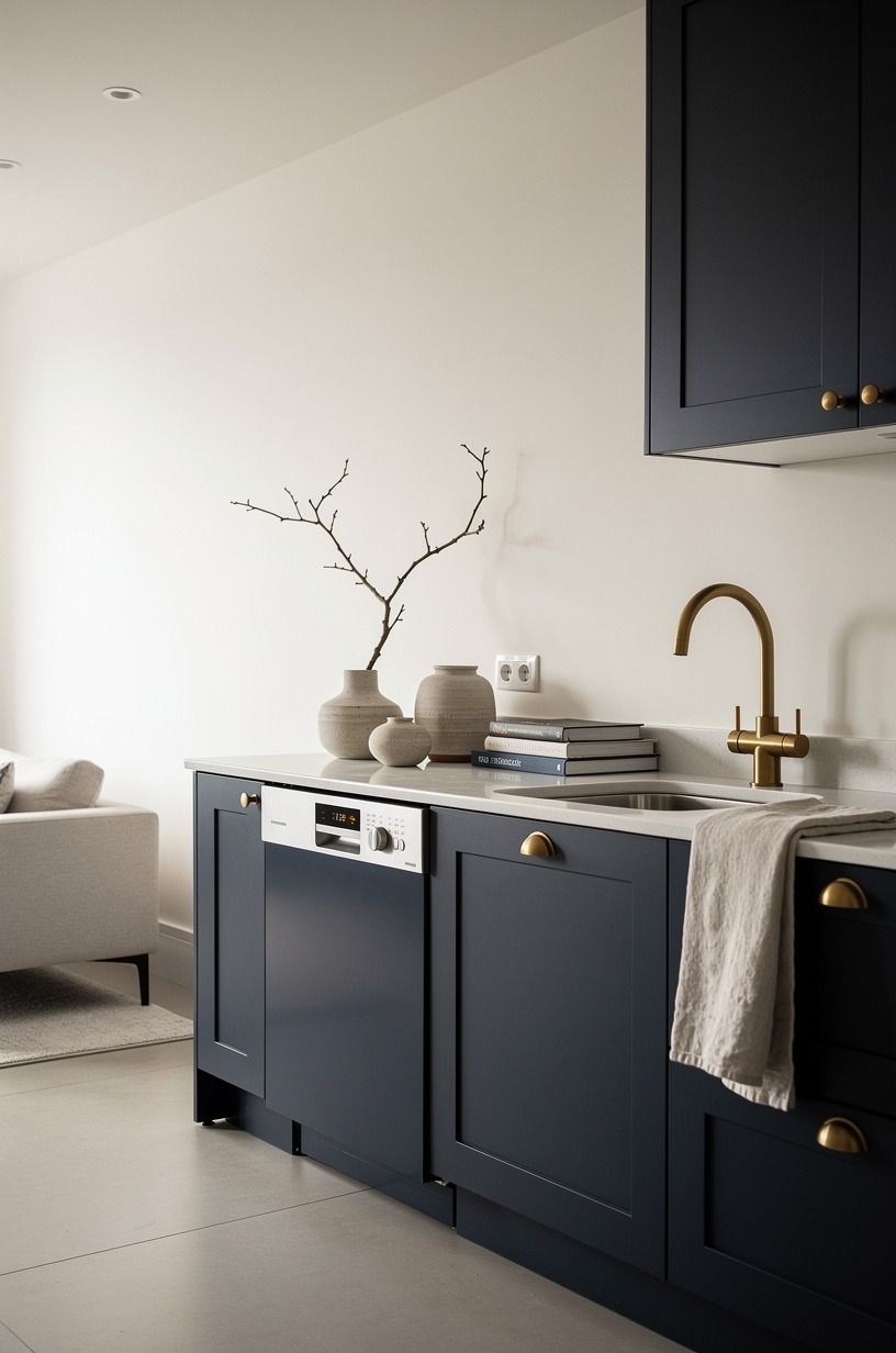 Put the dishwasher beside the sink, not across the aisle