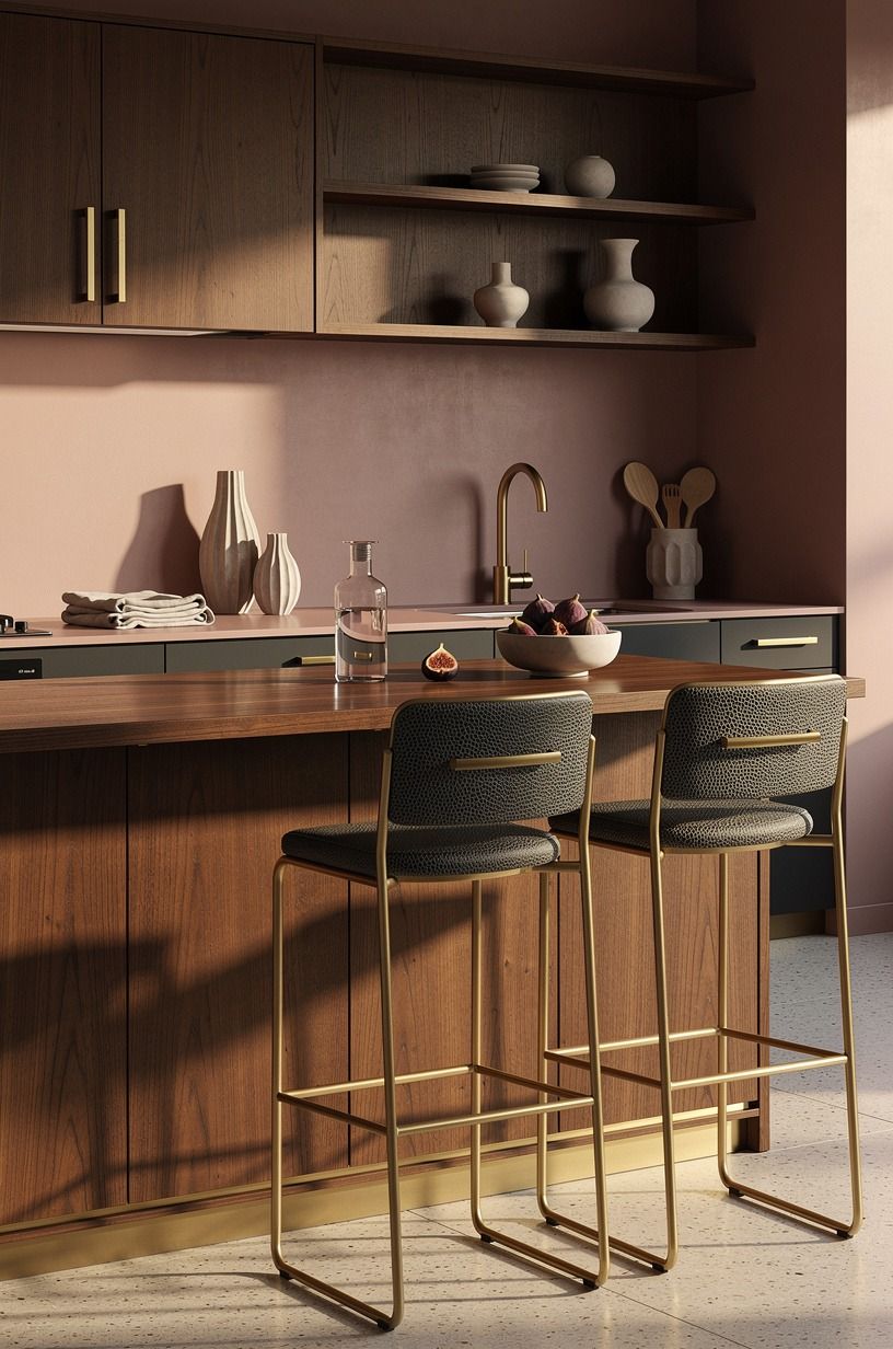 Trade chrome for unlacquered brass developing soft patina