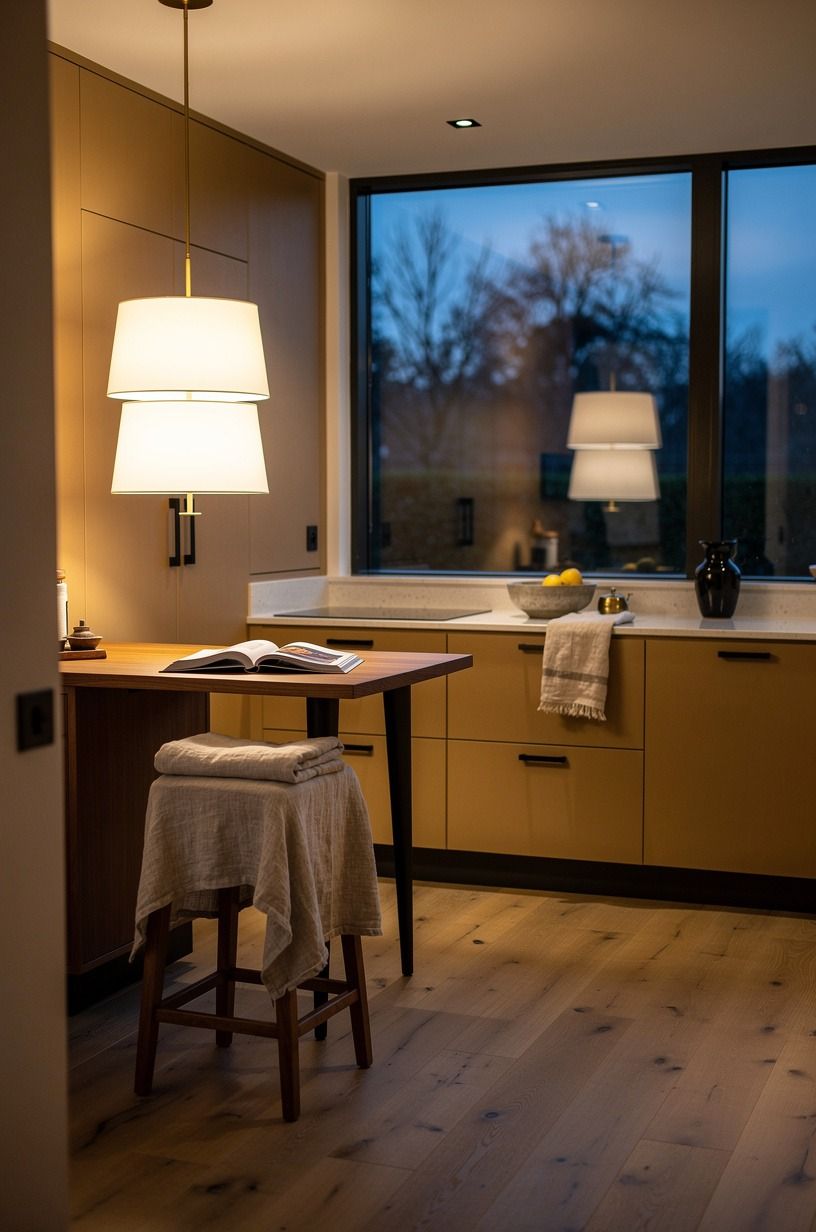Use the Three-Height Light Stack after sunset