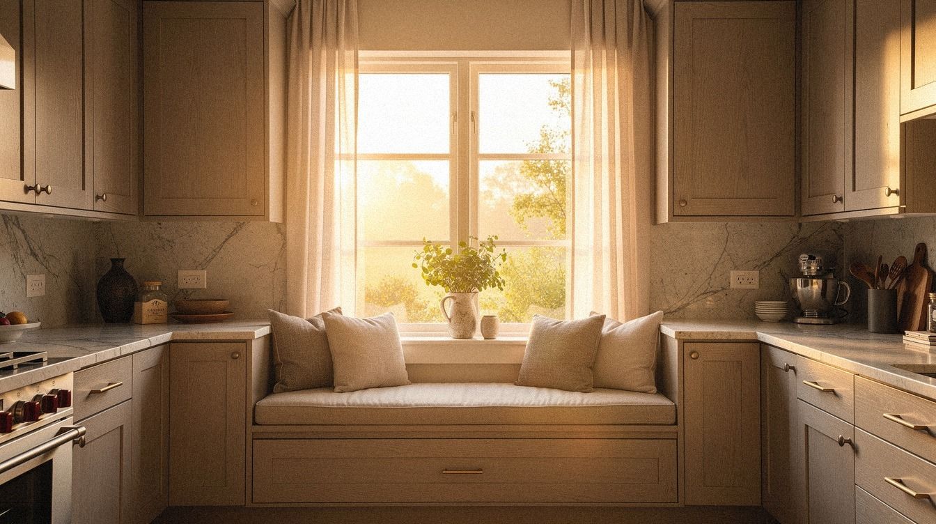 How to Design a Kitchen With a Built-In Breakfast Nook