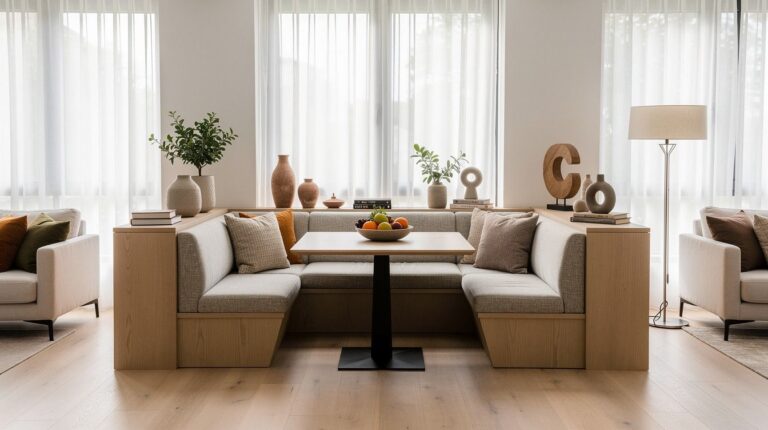 How to Choose an L-Shaped vs. U-Shaped Breakfast Nook Layout