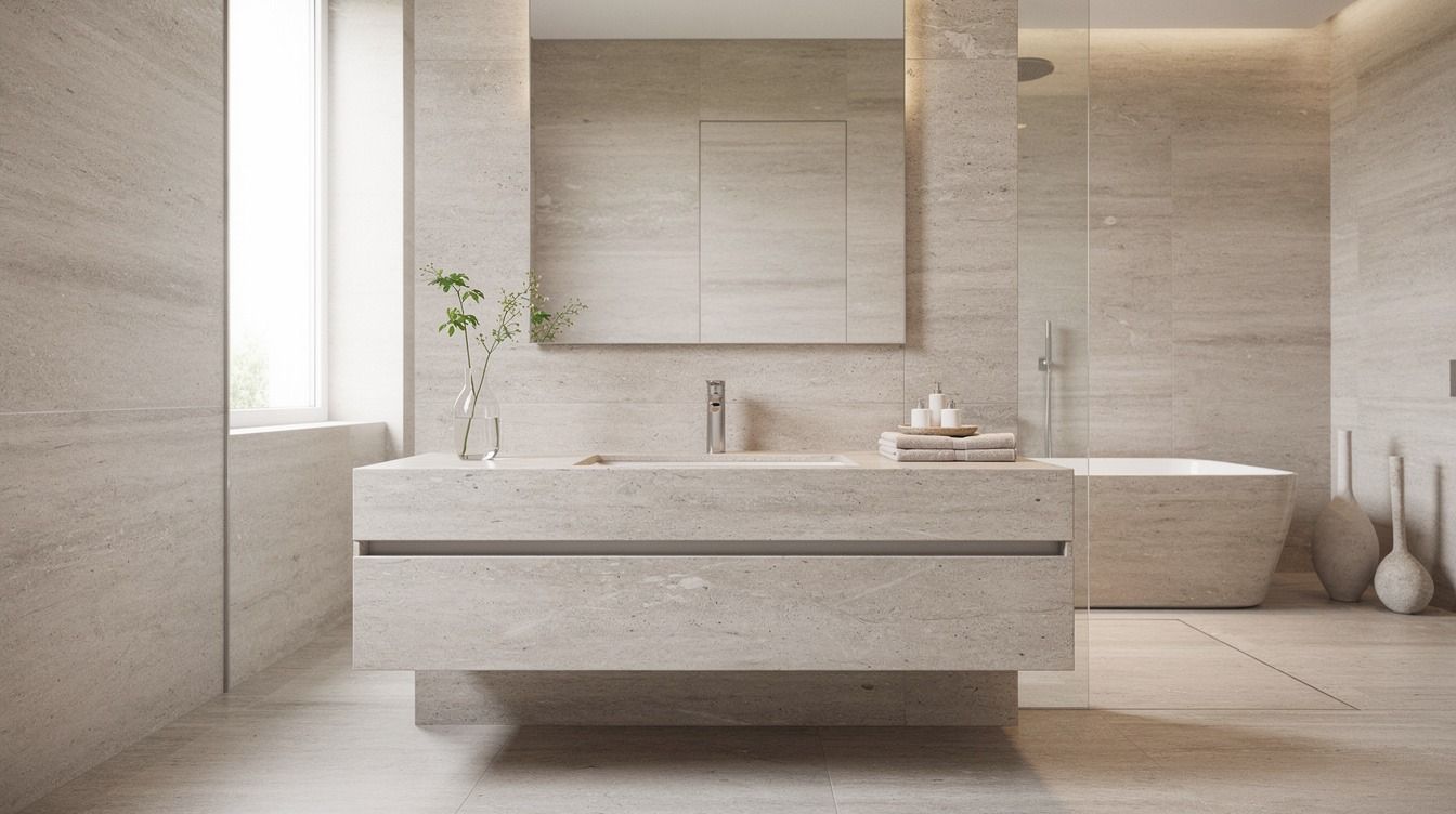 Easy Limestone Bathroom Ideas for a Calm, Spa-Like Retreat Without Renovating