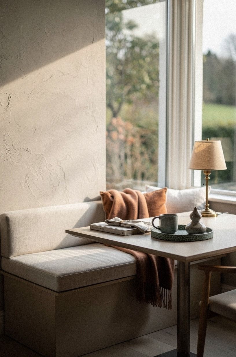 Anchor seating beneath the largest living room window