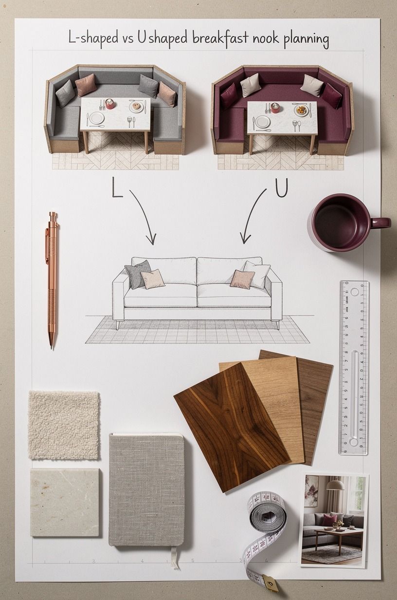 Map the sofa sightline to the nook