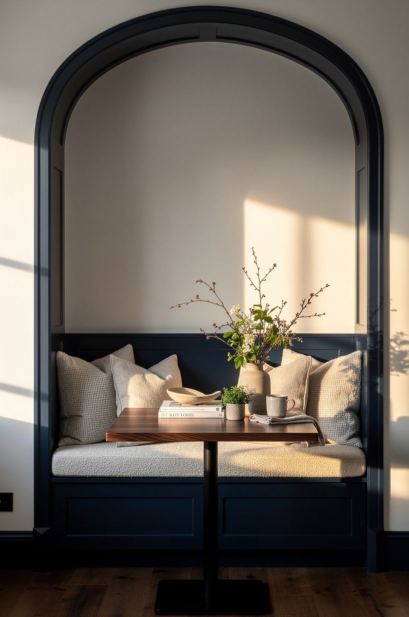 Frame the Nook With Arched Side Panels