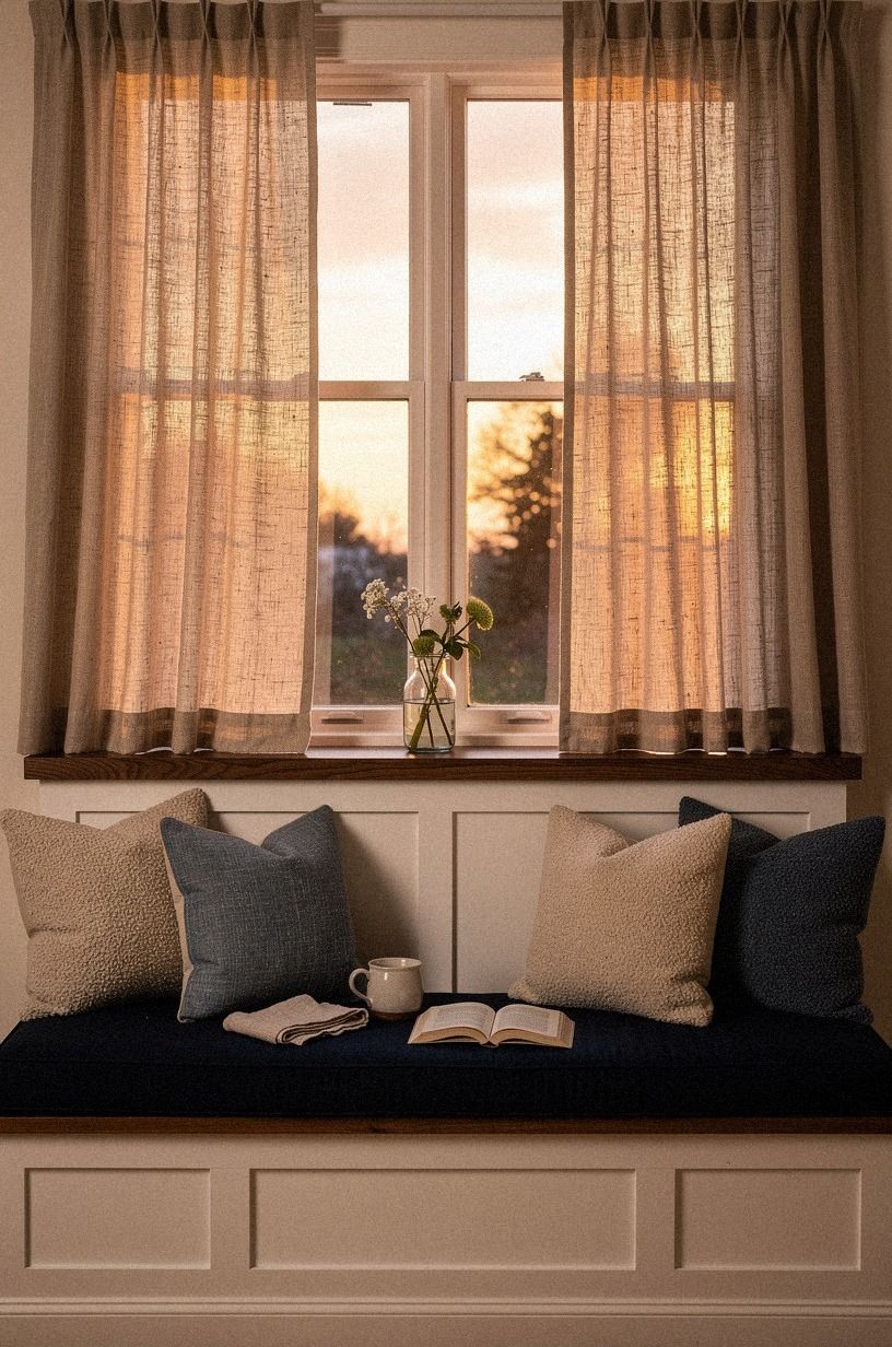 Lined panels with washed cotton for softness