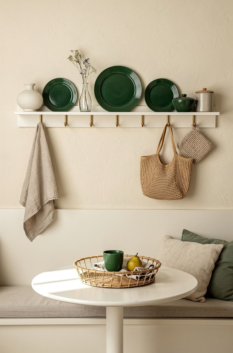 Build a shallow plate rail wall