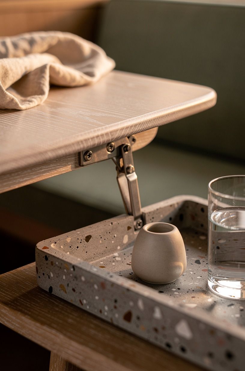 Used A Drop Leaf Table For Flexibility