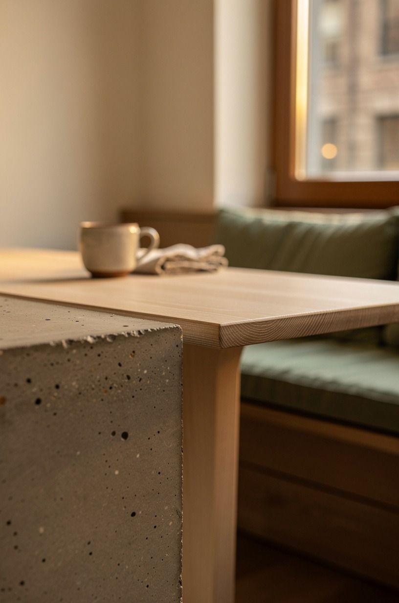 Use a narrow rectangle for apartment living rooms