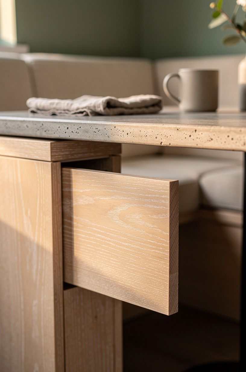 Build storage under every bench seat